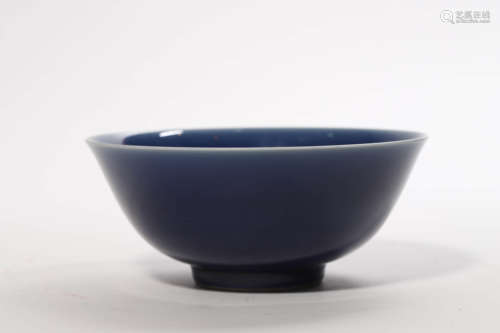 Sacrificial Blue Glaze Bowl