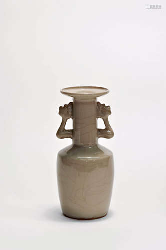 Longquann Kiln Double-Eared Vase