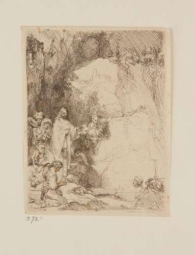 REMBRANDT VAN RIJN (1606-1669)<br />
La Résurrection de Laza...