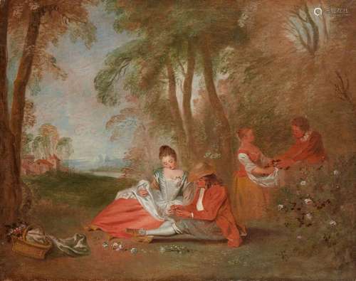 École française vers 1700, entourage de WATTEAU Antoine  (16...