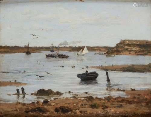 École française vers 1880, entourage d'Eugène BOUDIN<br />
B...