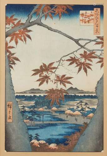 Utagawa HIROSHIGE (1797-1858)<br />
Oban tate-e-e de la séri...