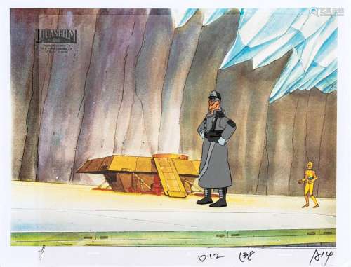 STAR WARS, Mixed lot - preparatory sketch and animation cels