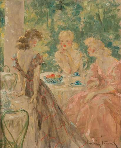 31. Louis ICART (1888-1950) Déjeuner au casino