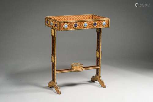 89. Emmanuel Alfred BEURDELEY (dit Alfred II) Table tricoteu...