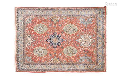 158. Tapis Persan Tabriz en laine,