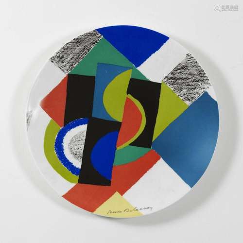 Sonia DELAUNAY (1885-1979) - Rythmes circulaires - Grand pla...