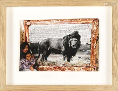 Peter BEARD (1938-2020) - Lion - Tirage argentique, pièce un...