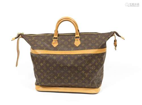 LOUIS VUITTON -Sac Steamer - En toile monogramme et vache na...