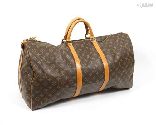 LOUIS VUITTON -Sac Keepall 60 bandoulière – Sac de voyage - ...