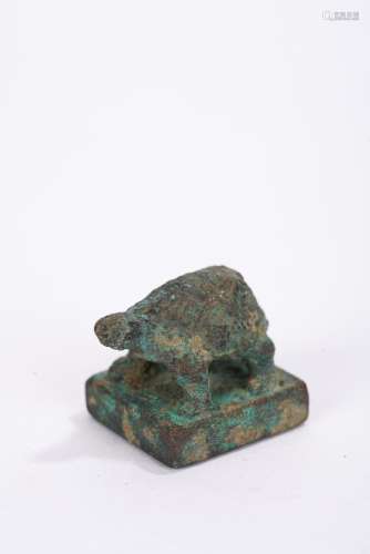 Chinese Archaic Bronze 'tortoise' seal