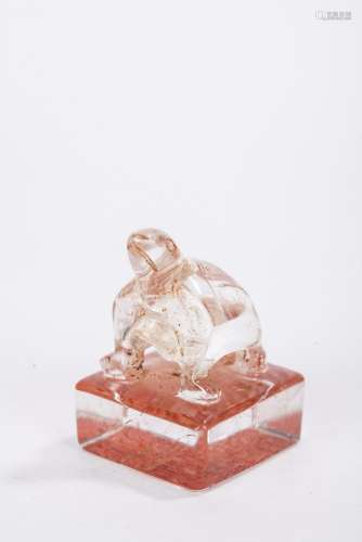 Chinese Crystal Carving Seal
