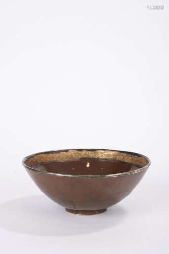 Chinese Yaozhou Persimmon glazed Bowl