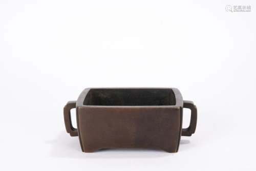 Chinese Qing Period Bronze Censer, Qing period