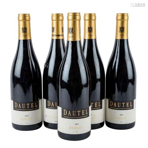 DAUTEL 5 Flaschen MERLOT -S- / ST.MICHAELSFEDER LEMBERGER 20...