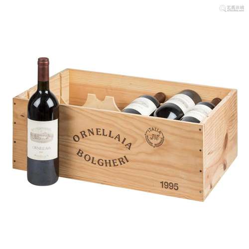 ORNELLAIA 10 Flaschen BOLGHERI SUPERIORE mit OHK 1995