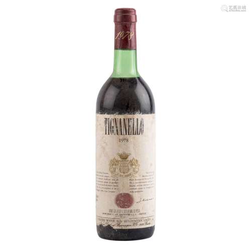 MARCHESI ANTINORI 1 Flasche TIGNANELLO 1978