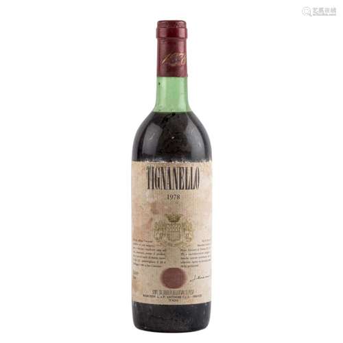 MARCHESI ANTINORI 1 Flasche TIGNANELLO 1978