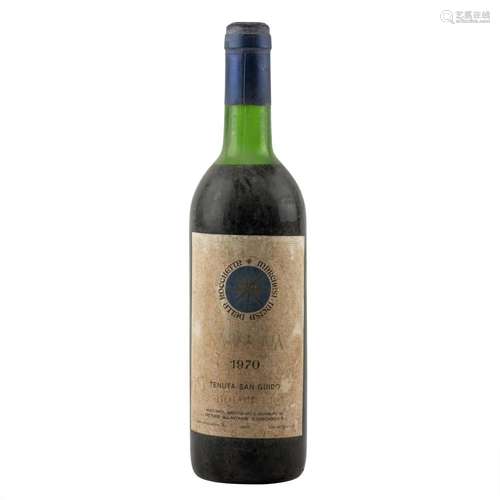 TENUTA SAN GUIDO 1 Flasche SASSICAIA 1970