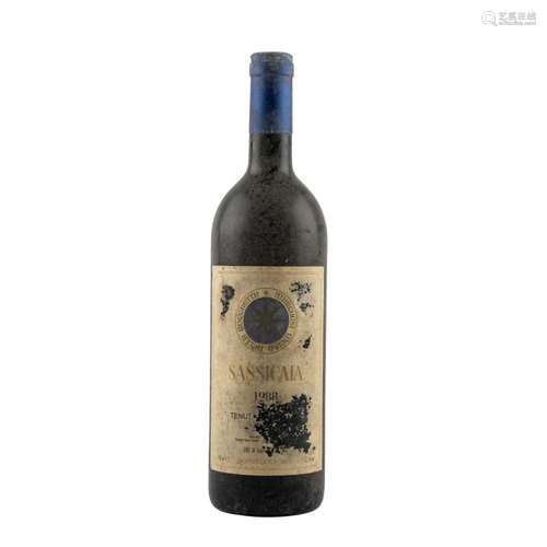 TENUTA SAN GUIDO 1 Flasche SASSICAIA 1988