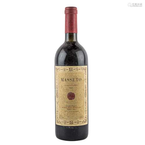 MASSETO 1 Flasche CRU SUPERIORE DI MERLOT 1987