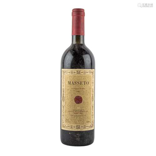 MASSETO 1 Flasche CRU SUPERIORE DI MERLOT 1987