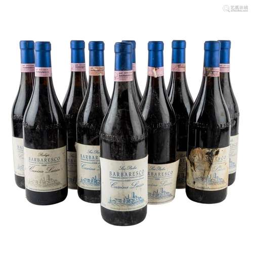 BARBARESCO 10 Flaschen CASCINA LUISIN 1999