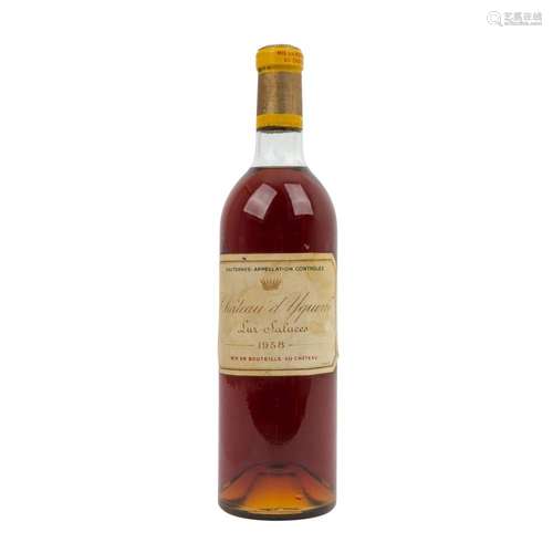 CHÂTEAU D'YQUEM 1 Flasche LUR-SALUCES, 1958