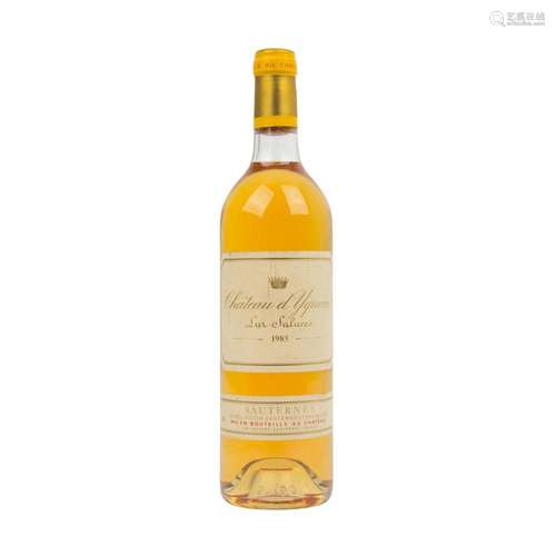 CHÂTEAU D'YQUEM 1 Flasche LUR-SALUCES, 1985