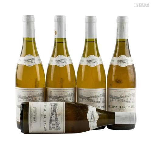 MEURSAULT 5 Flaschen CHARMES 1996