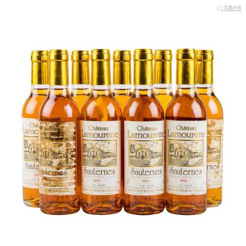 CHÂTEAU LAMOURETTE 9 Flaschen SAUTERNES 1991