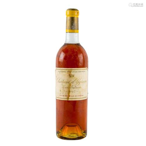 CHÂTEAU D'YQUEM 1 Flasche LUR-SALUCES, 1967