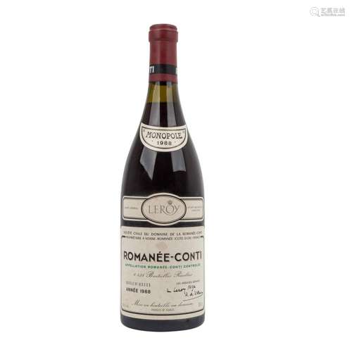 DOMAINE DE LA ROMANÉE-CONTI 1 Flasche ROMANÉE-CONTI, 1988