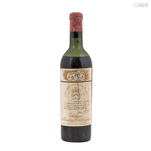 CHÂTEAU MOUTON 1 Flasche ROTHSCHILD 1958