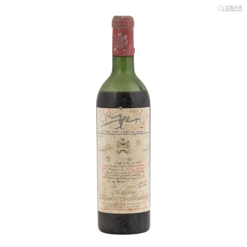 CHÂTEAU MOUTON 1 Flasche ROTHSCHILD 1962