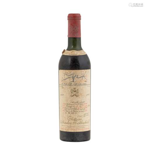 CHÂTEAU MOUTON 1 Flasche ROTHSCHILD 1962