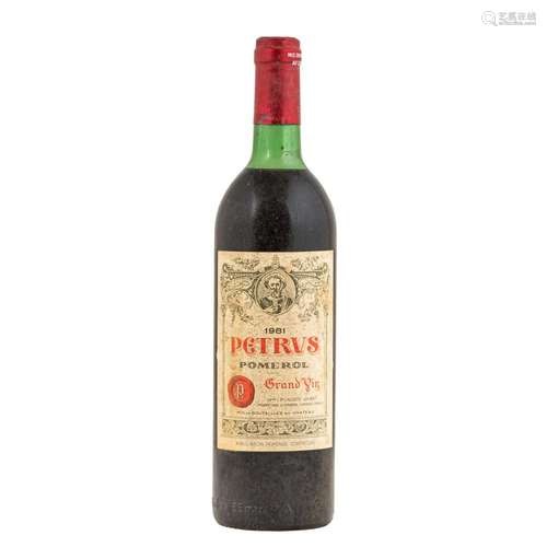 PETRUS 1 Flasche GRAND VIN 1981