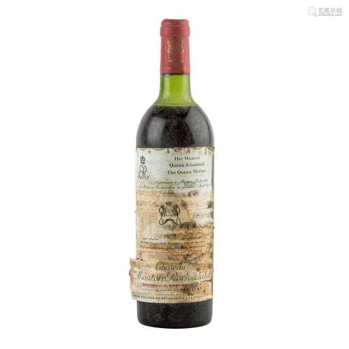 CHÂTEAU MOUTON 1 Flasche ROTHSCHILD 1977