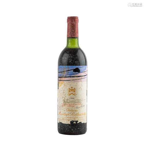 CHÂTEAU MOUTON 1 Flasche ROTHSCHILD 1980