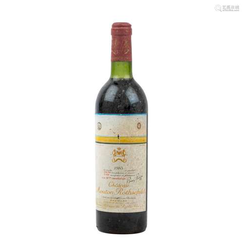 CHÂTEAU MOUTON 1 Flasche ROTHSCHILD 1983