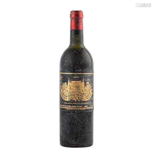 CHÂTEAU PALMER 1 Flasche MARGAUX MEDOC 1978