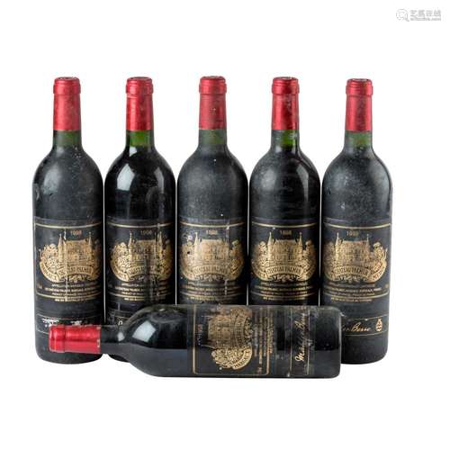 CHÂTEAU PALMER 6 Flaschen MARGAUX MEDOC 1998