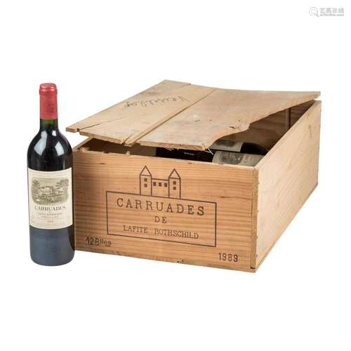 CHÂTEAU LAFITE 6 Flaschen ROTHSCHILD 'Carruades de Lafit...