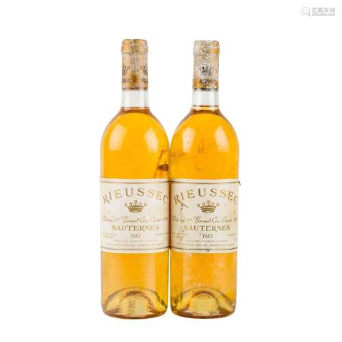 CHÂTEAU RIEUSSEC 2 Flaschen SAUTERNES 1982