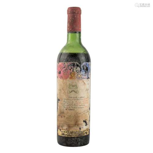 CHÂTEAU MOUTON 1 Flasche ROTHSCHILD 1970