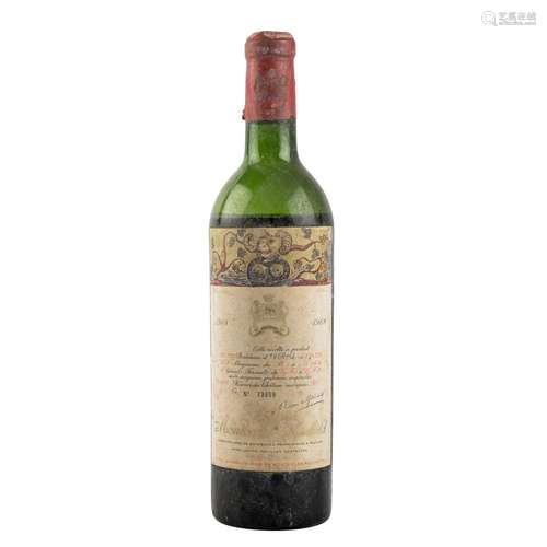 CHÂTEAU MOUTON 1 Flasche ROTHSCHILD 1968