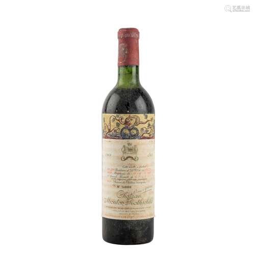 CHÂTEAU MOUTON 1 Flasche ROTHSCHILD 1968