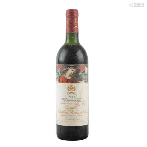 CHÂTEAU MOUTON 1 Flasche ROTHSCHILD 1985