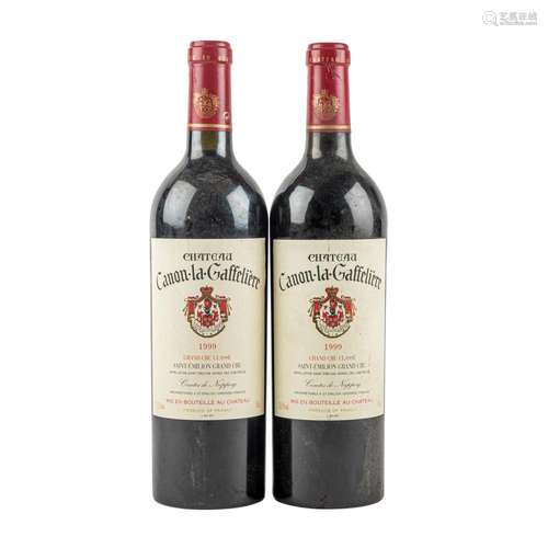 CHÂTEAU CANON-LA-GAFFELIÈRE 2 Flaschen ST.EMILION 1999