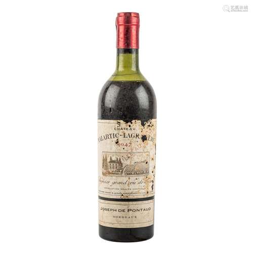 CHÂTEAU MALARTIC-LAGRAVIÈRE 1 Flasche JOSEPH DE PONTAUD 1947